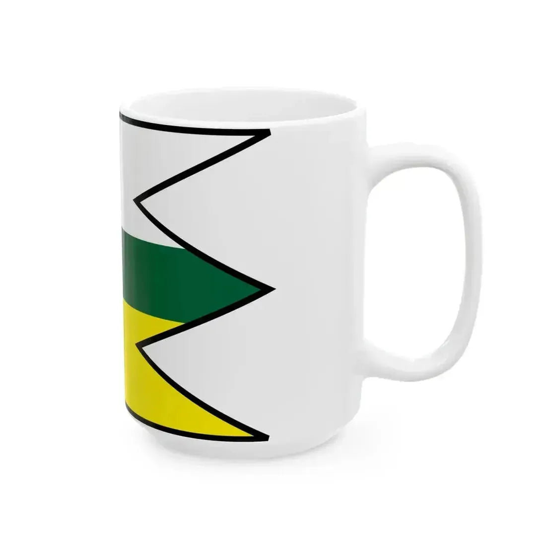 Backa Trebisov Flag (Slovakia) White Coffee Mug - Go Mug Yourself