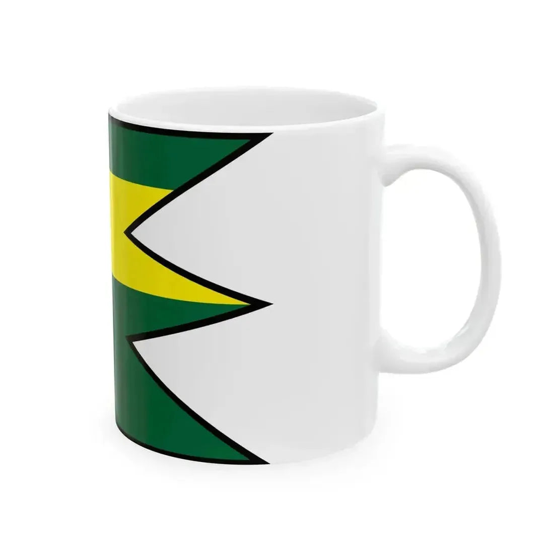 Backov Trebisov Flag (Slovakia) White Coffee Mug - Go Mug Yourself