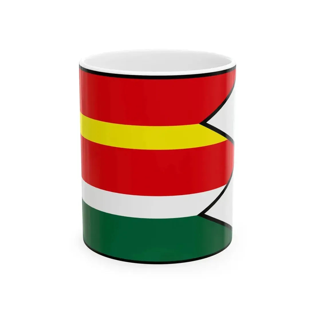 Backovik Kosice Okolie Flag (Slovakia) White Coffee Mug 11oz - Go Mug Yourself