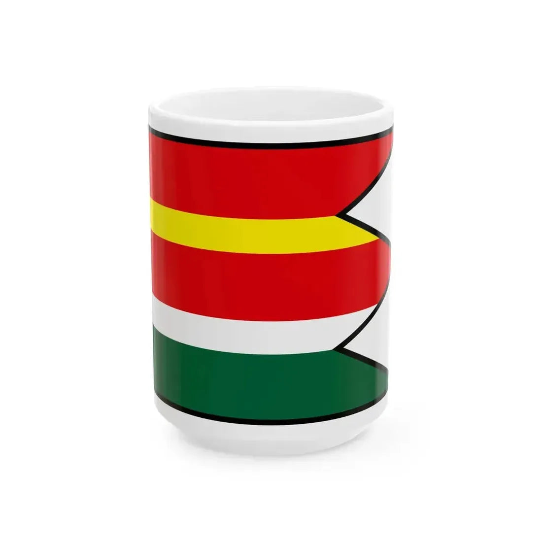 Backovik Kosice Okolie Flag (Slovakia) White Coffee Mug 15oz - Go Mug Yourself