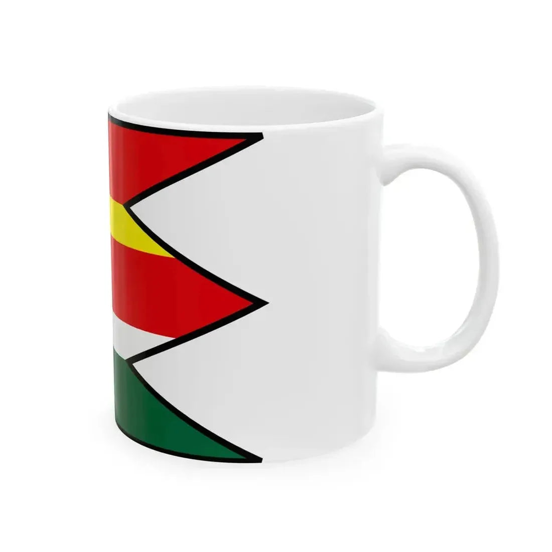 Backovik Kosice Okolie Flag (Slovakia) White Coffee Mug - Go Mug Yourself