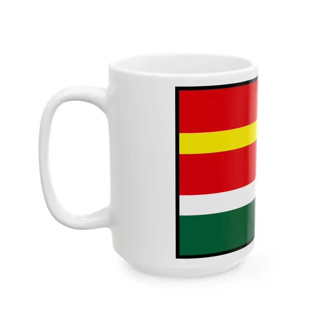 Backovik Kosice Okolie Flag (Slovakia) White Coffee Mug - Go Mug Yourself