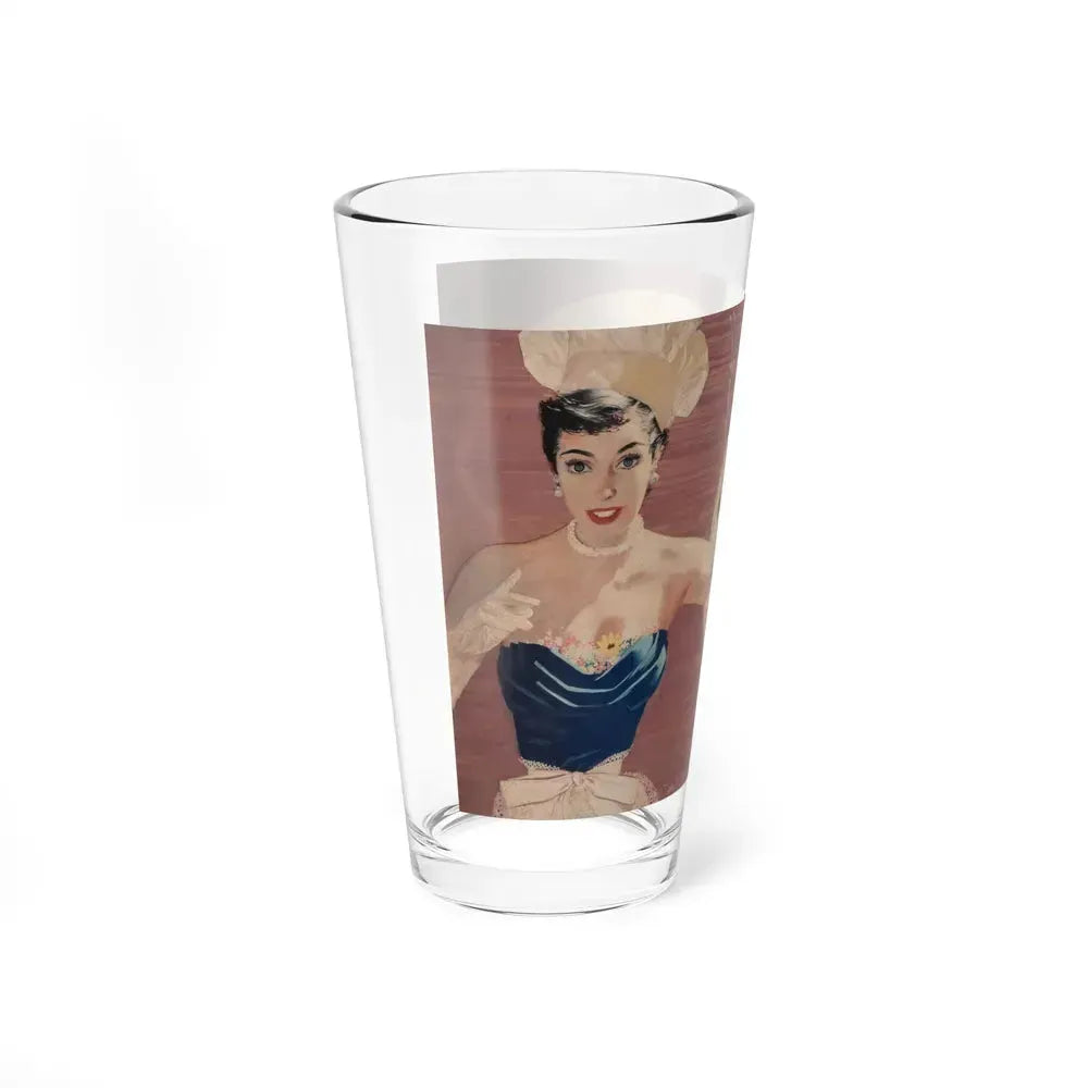 Backyard Chef (Magazine Illustration) Pint Glass 16oz - Go Mug Yourself