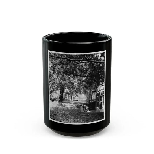 Backyard (U.S. Civil War) Black Coffee Mug 15oz - Go Mug Yourself