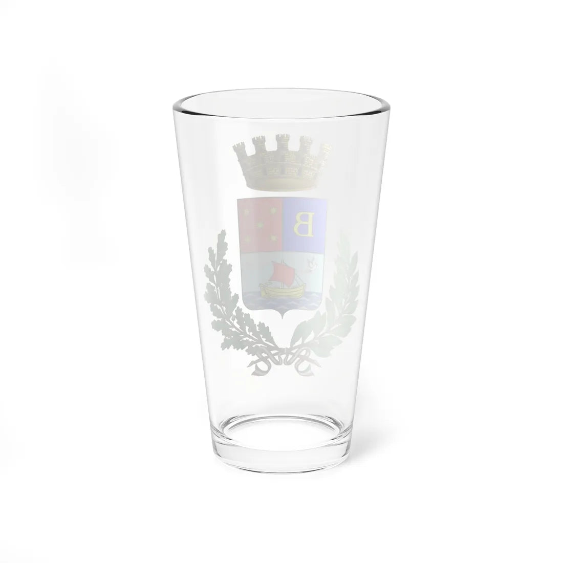 Bacoli-Stemma (Italy) (Coat of Arms) Pint Glass 16oz - Go Mug Yourself