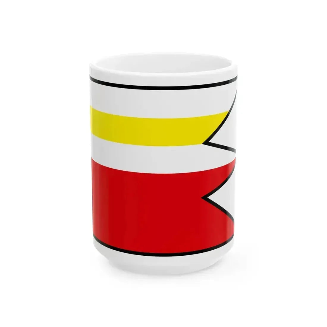 Bacurov Zvolen Flag (Slovakia) White Coffee Mug 15oz - Go Mug Yourself