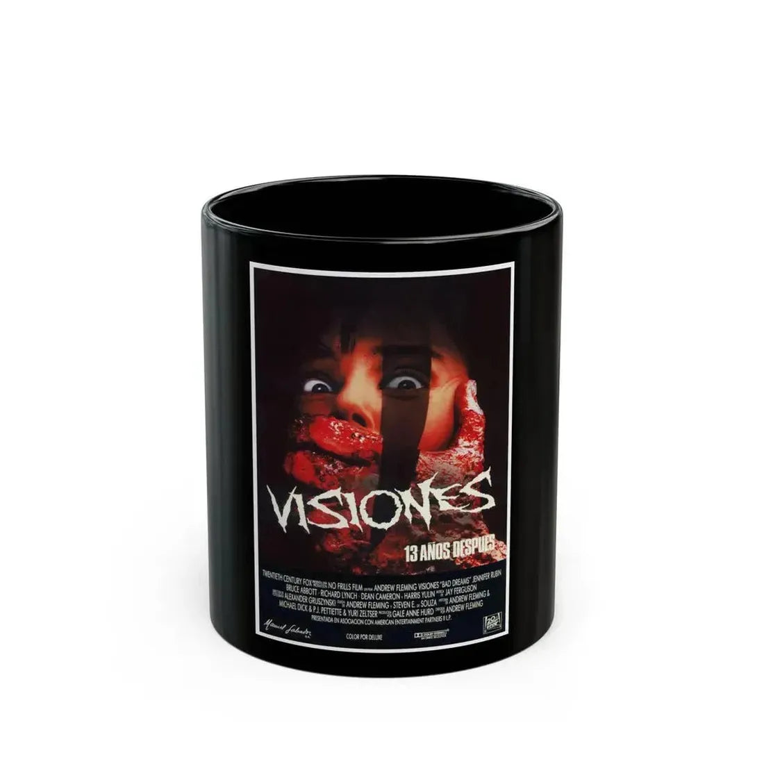 BAD DREAMS (SPANISH) 1988 Movie Poster - Black Coffee Mug 11oz - Go Mug Yourself