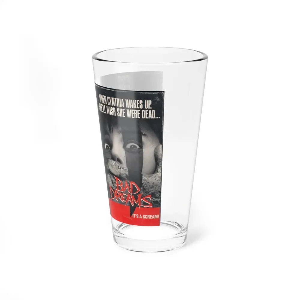 BAD DREAMS (VHS COVER) Pint Glass 16oz - Go Mug Yourself