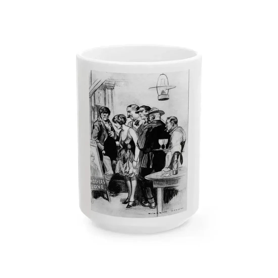 Bad Films Prove People Are Good, Screenland, February 1923 - White Coffee Mug 15oz - Go Mug Yourself