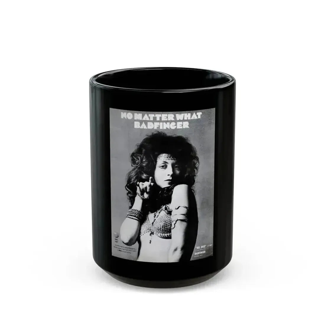 Badfinger 1970 (Music Poster) Black Coffee Mug 15oz - Go Mug Yourself