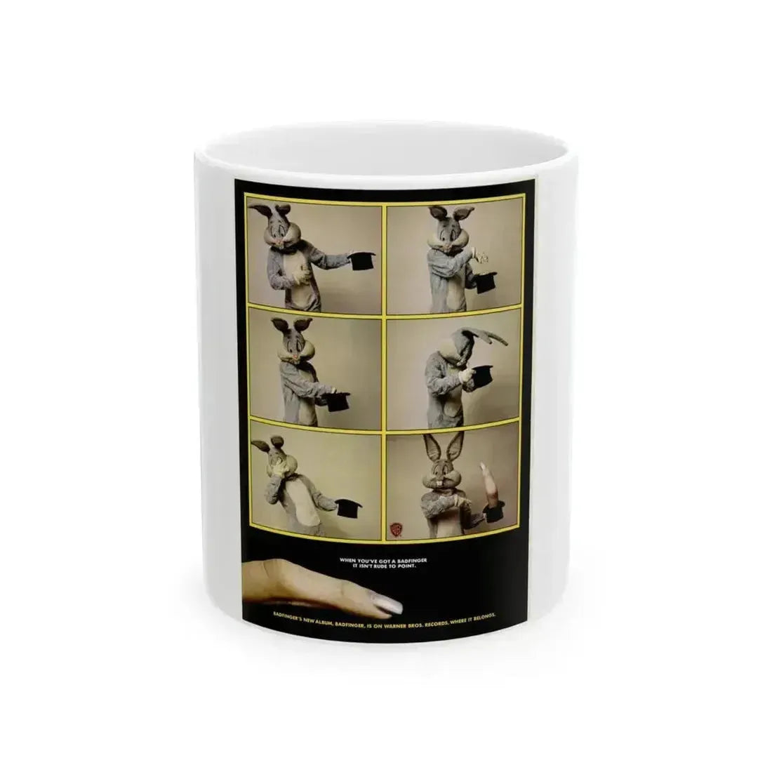Badfinger 1974 (Music Poster) White Coffee Mug 11oz - Go Mug Yourself