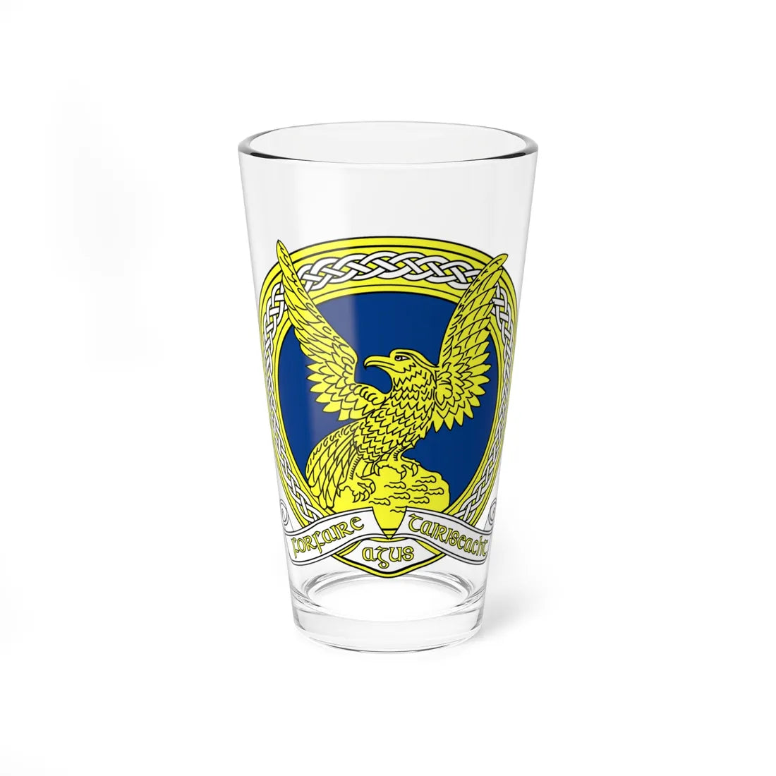 Badge of the Irish Air Corps (Ireland) (Coat of Arms) Pint Glass 16oz - Go Mug Yourself