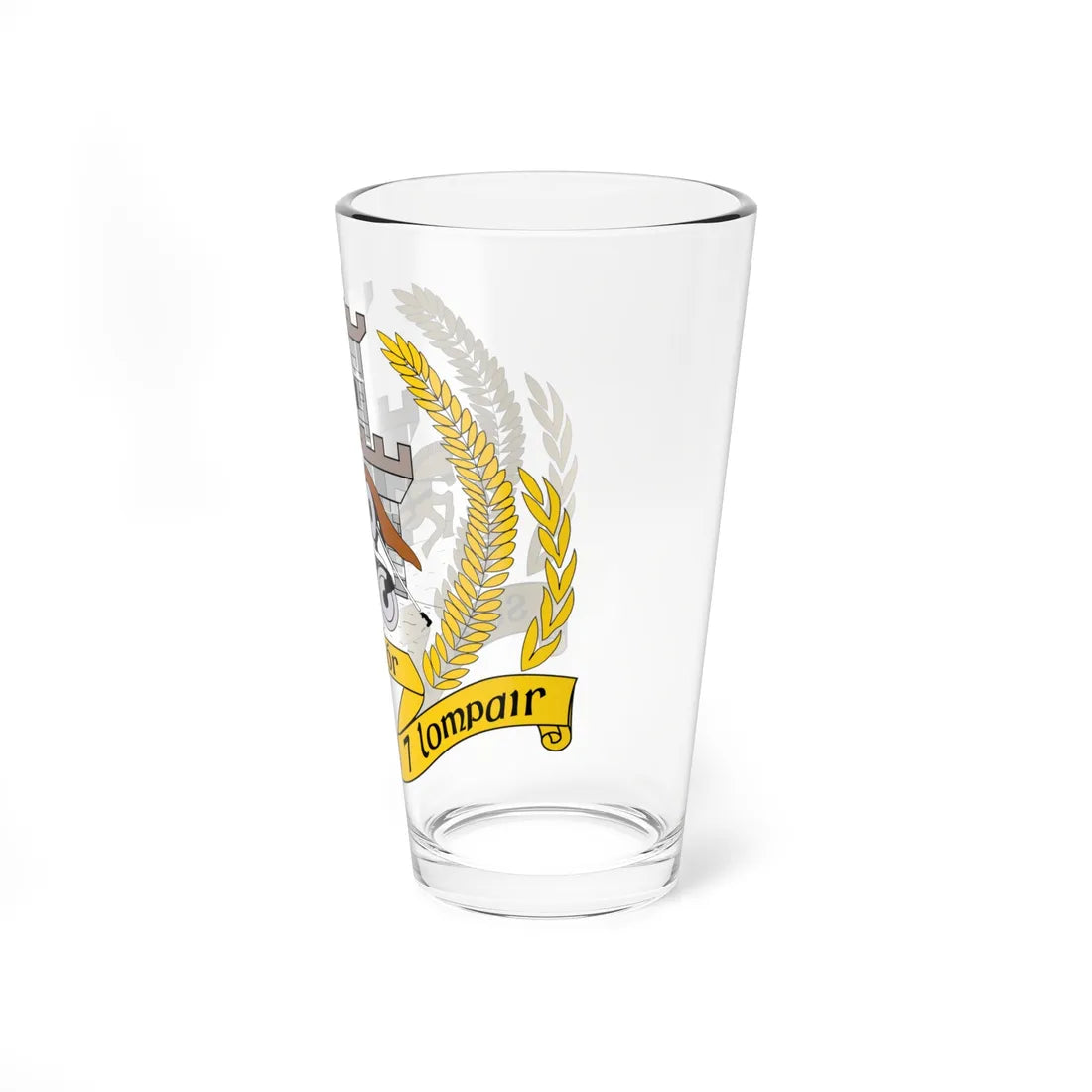 Badge of the Irish Transport Corps (Ireland) (Coat of Arms) Pint Glass 16oz - Go Mug Yourself