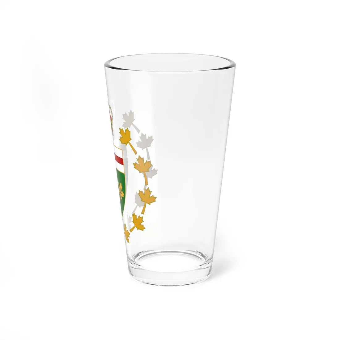 Badge of the Lieutenant-Governor of Ontario (Canada) (Coat of Arms) Pint Glass 16oz - Go Mug Yourself