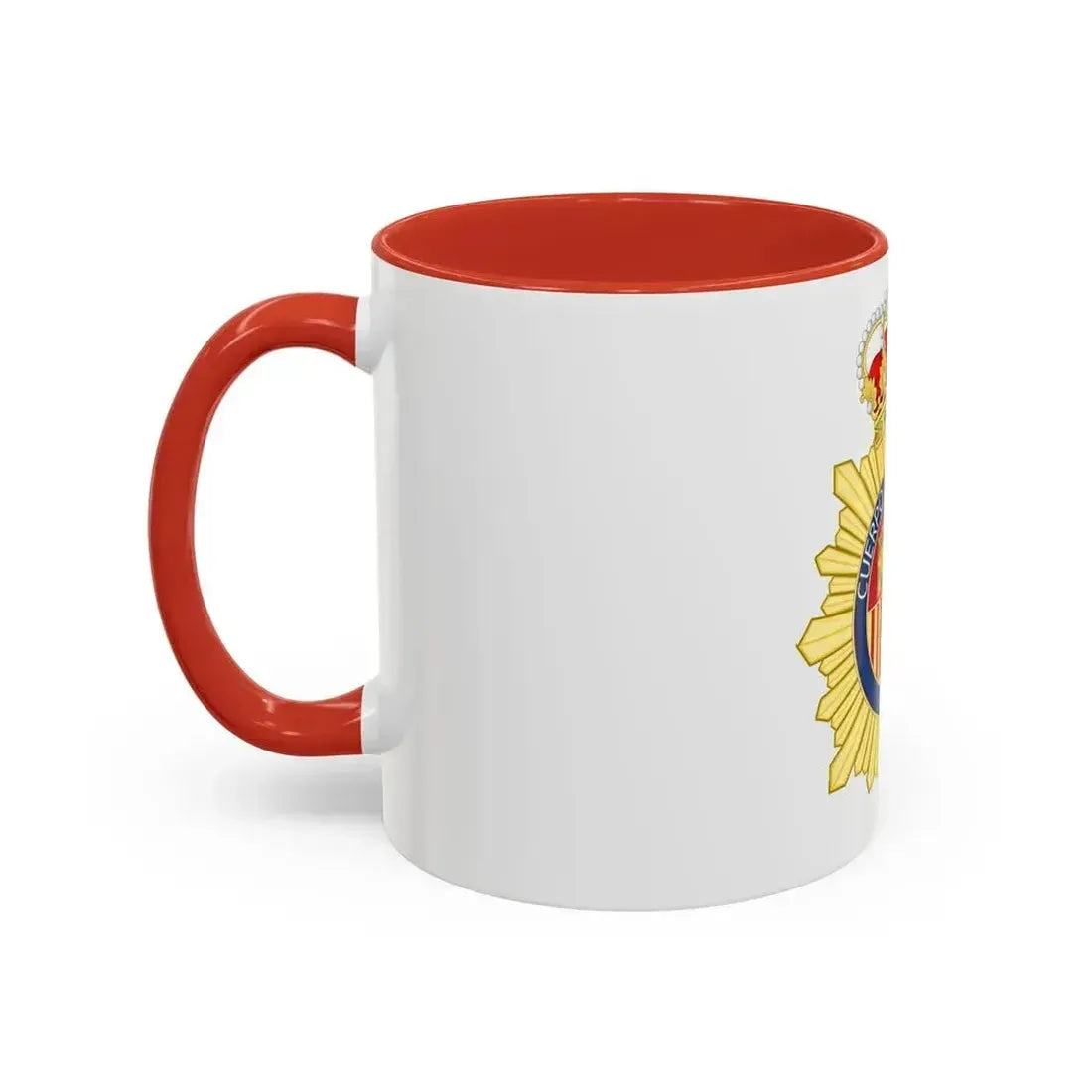 Badge of the National Police Corps of Spain - Accent Coffee Mug - Go Mug Yourself