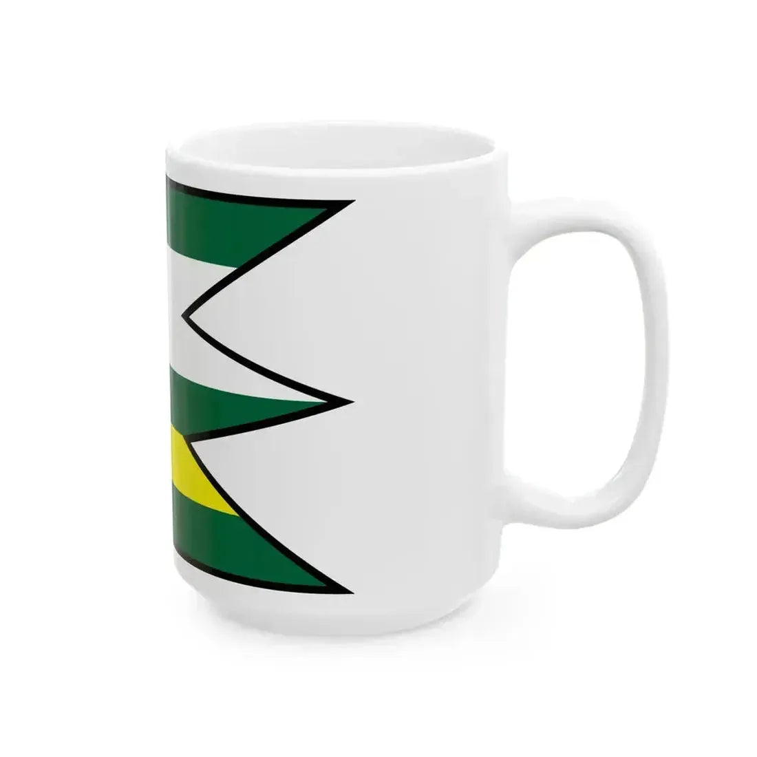 Badice Nitra Flag (Slovakia) White Coffee Mug - Go Mug Yourself