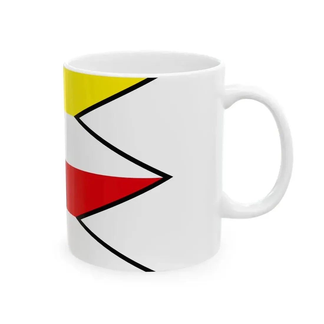 Badin Banska Bystrica Flag (Slovakia) White Coffee Mug - Go Mug Yourself