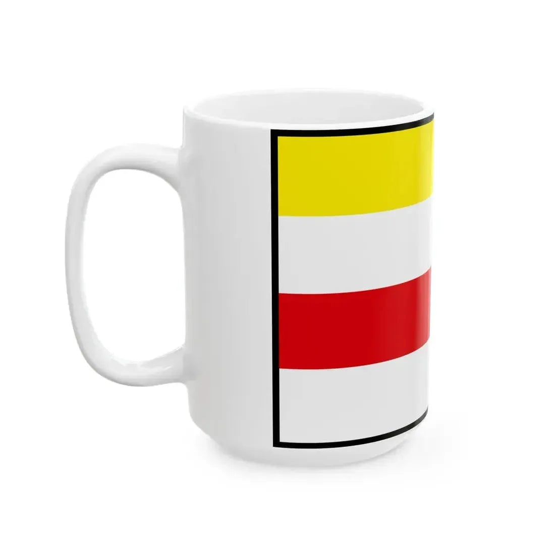 Badin Banska Bystrica Flag (Slovakia) White Coffee Mug - Go Mug Yourself