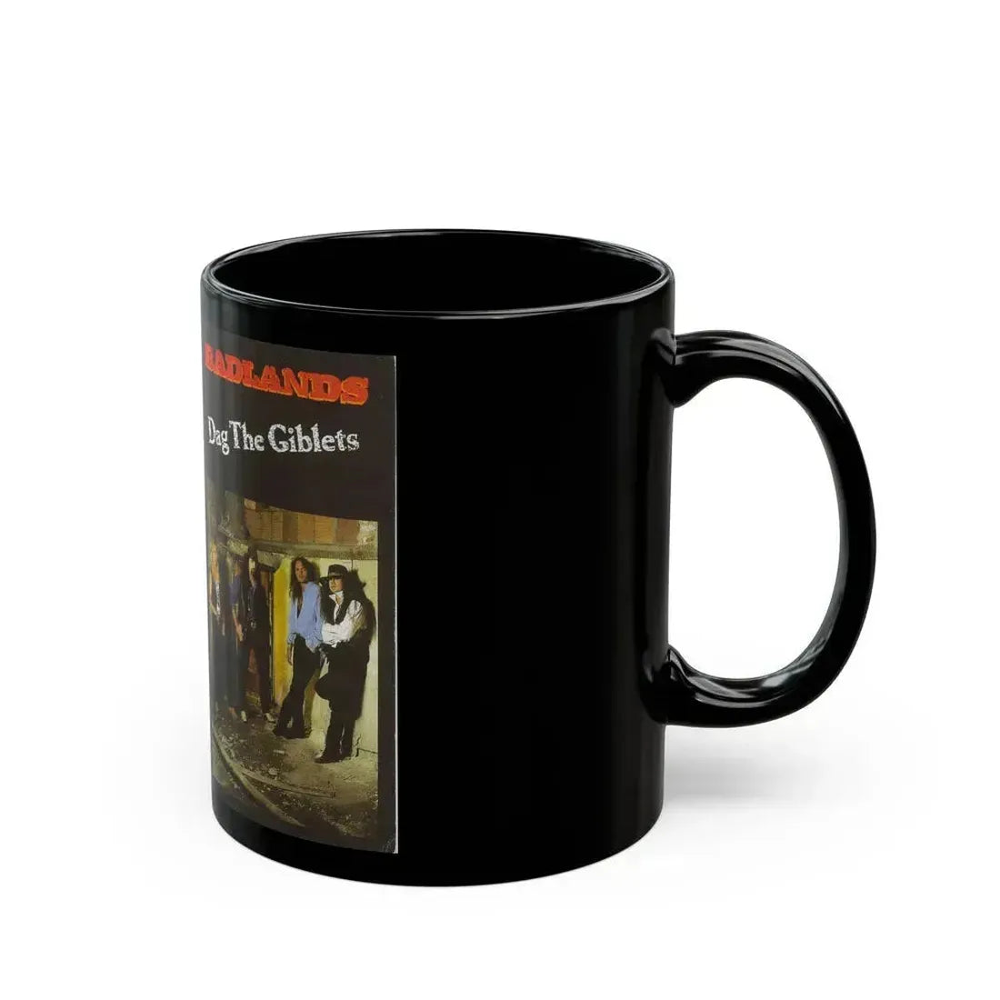 BADLANDS DAG THE GIBLETS (VHS COVER) - Black Coffee Mug - Go Mug Yourself