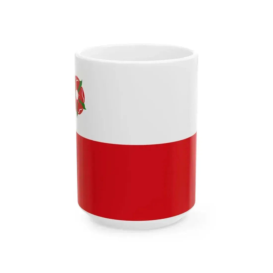 Baelen vlag (Belgium) White Coffee Mug 15oz - Go Mug Yourself