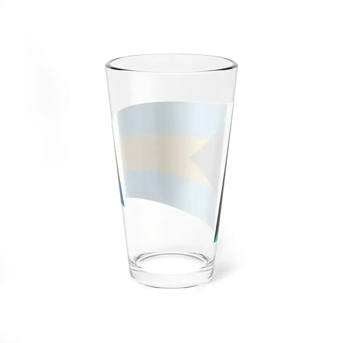 Bahamas Flag - iconic waving (Bahamas) Pint Glass 16oz - Go Mug Yourself