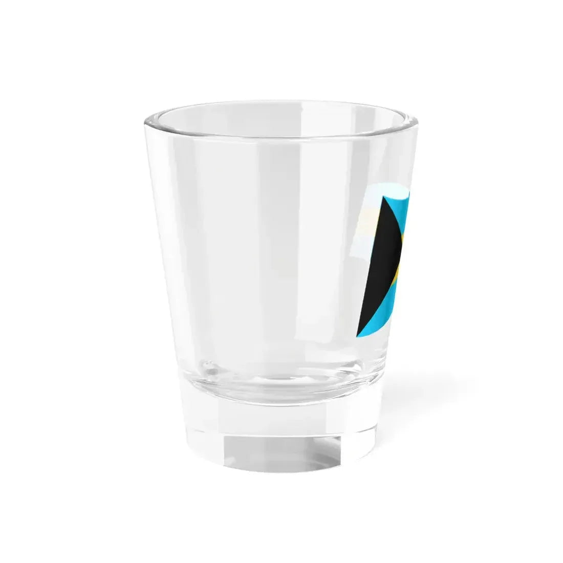 Bahamas Flag - iconic waving (Bahamas) Shot Glass 1.5oz - Go Mug Yourself