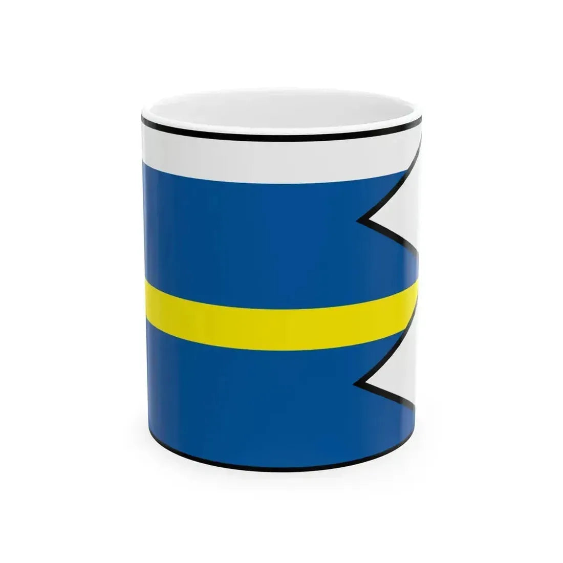 Bahon Pezinok Flag (Slovakia) White Coffee Mug 11oz - Go Mug Yourself