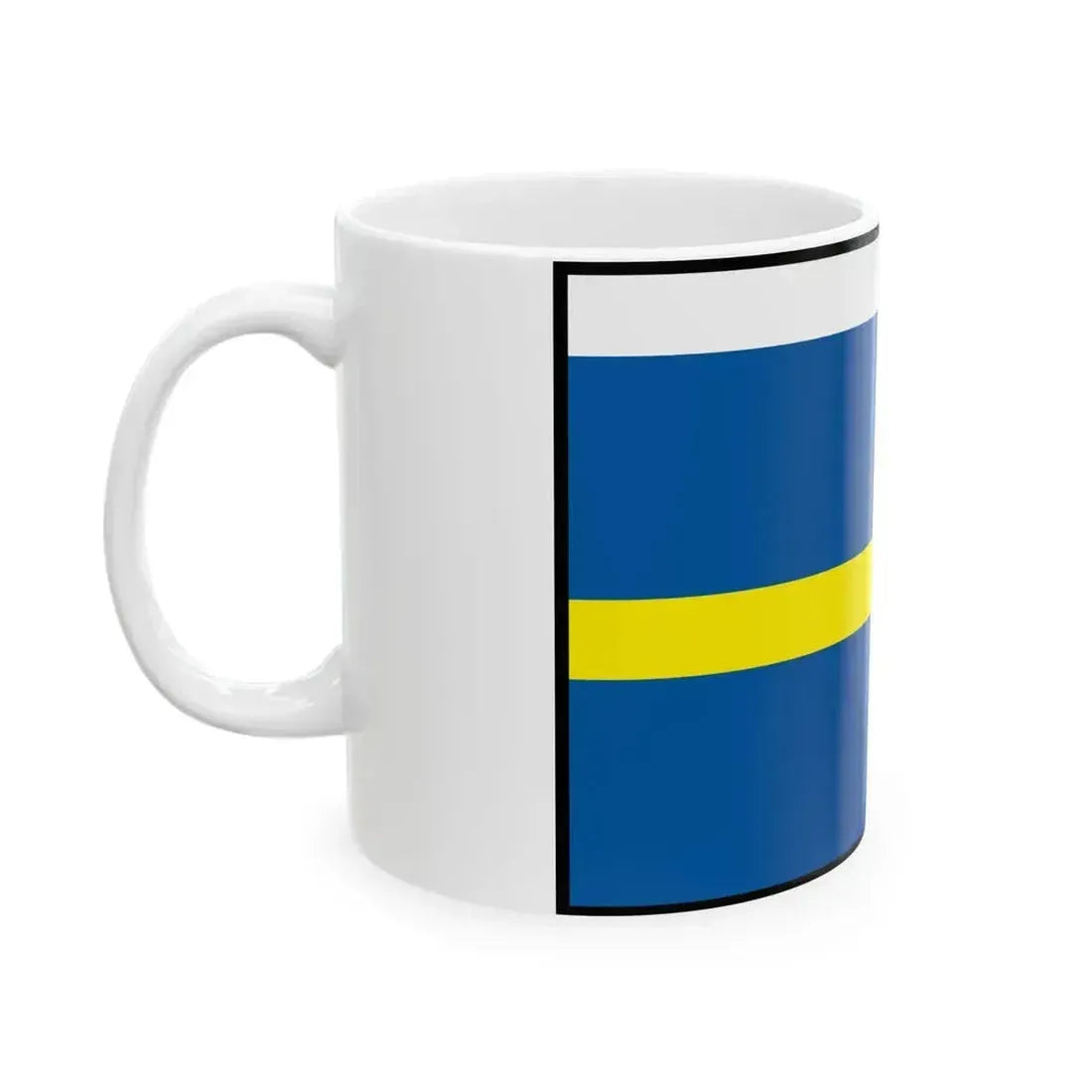 Bahon Pezinok Flag (Slovakia) White Coffee Mug - Go Mug Yourself