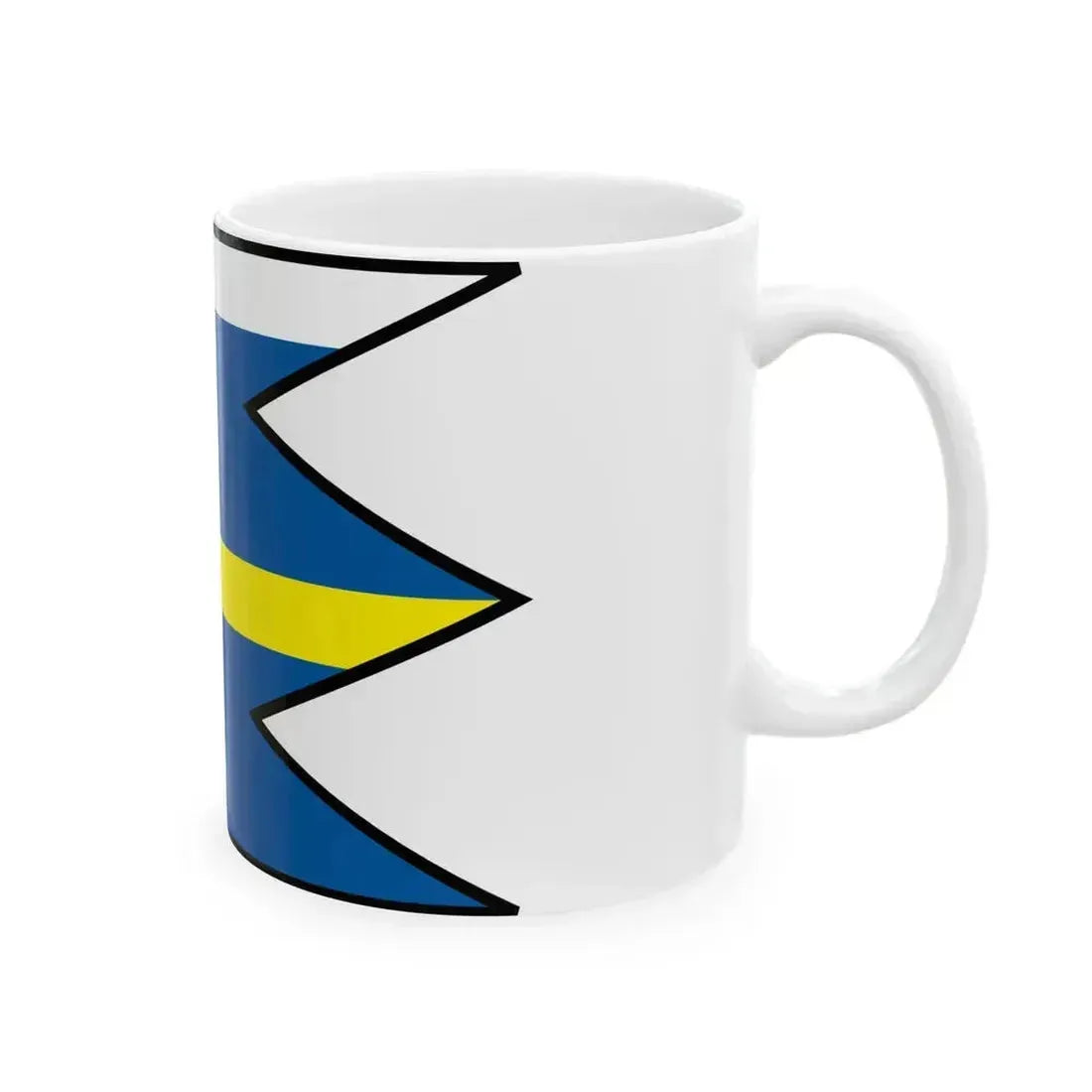 Bahon Pezinok Flag (Slovakia) White Coffee Mug - Go Mug Yourself