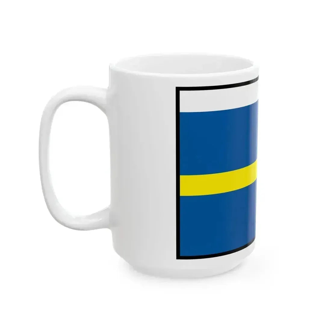 Bahon Pezinok Flag (Slovakia) White Coffee Mug - Go Mug Yourself