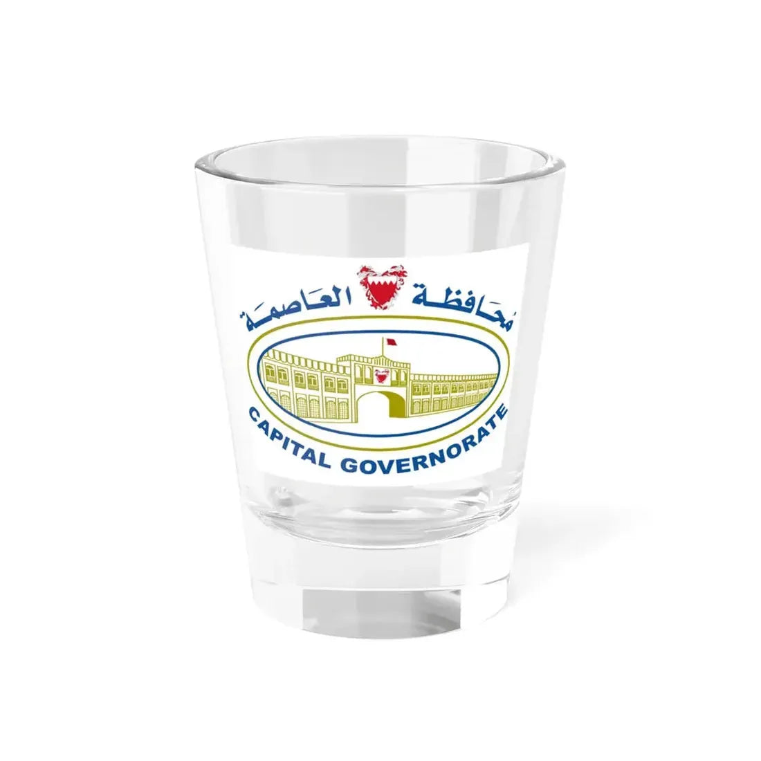 Bahrain Capital Governorate Flag (Bahrain) Shot Glass 1.5oz 1.5oz - Go Mug Yourself
