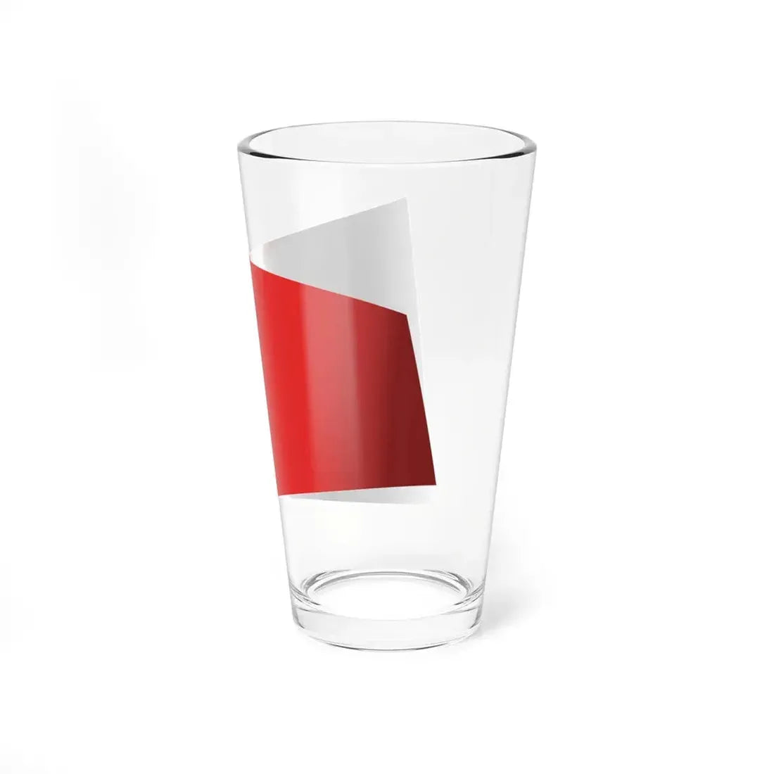 Bahrain Flag - iconic waving (Bahrain) Pint Glass 16oz - Go Mug Yourself