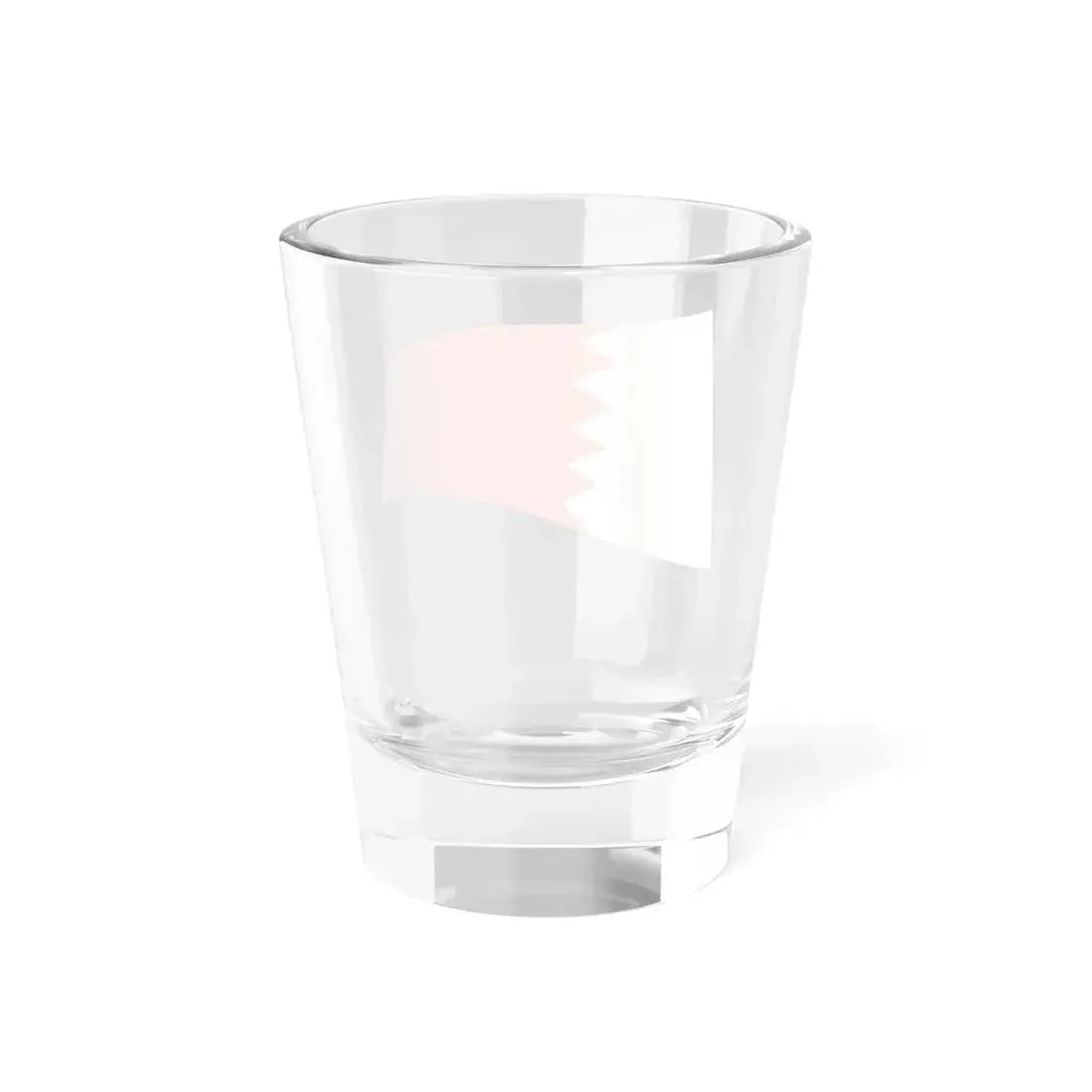 Bahrain Flag - iconic waving (Bahrain) Shot Glass 1.5oz - Go Mug Yourself