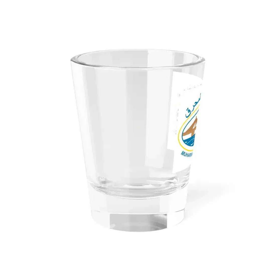 Bahrain Muharraq Governorate Flag (Bahrain) Shot Glass 1.5oz - Go Mug Yourself