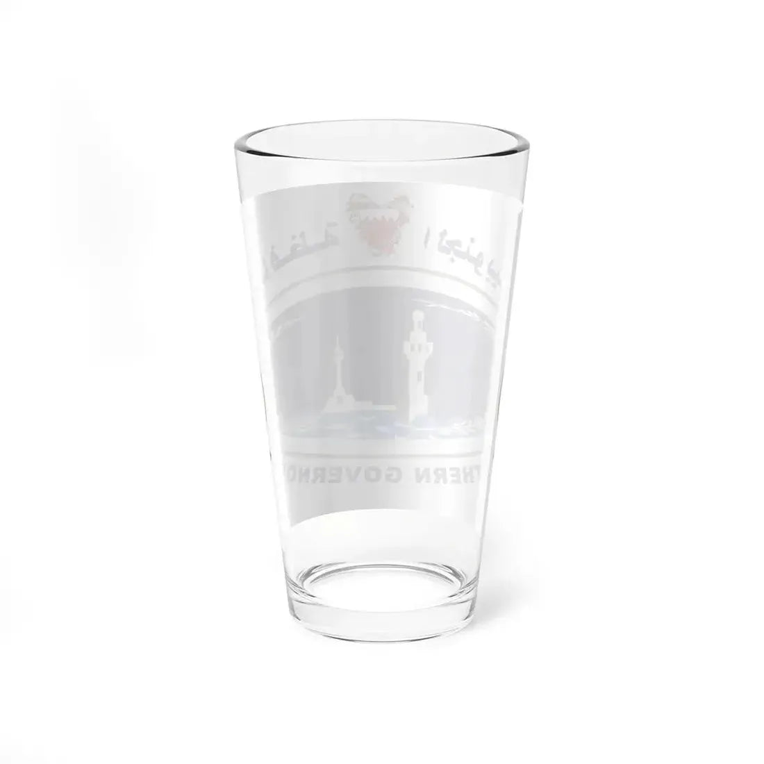 Bahrain Northern Governorate Flag (Bahrain) Pint Glass 16oz - Go Mug Yourself