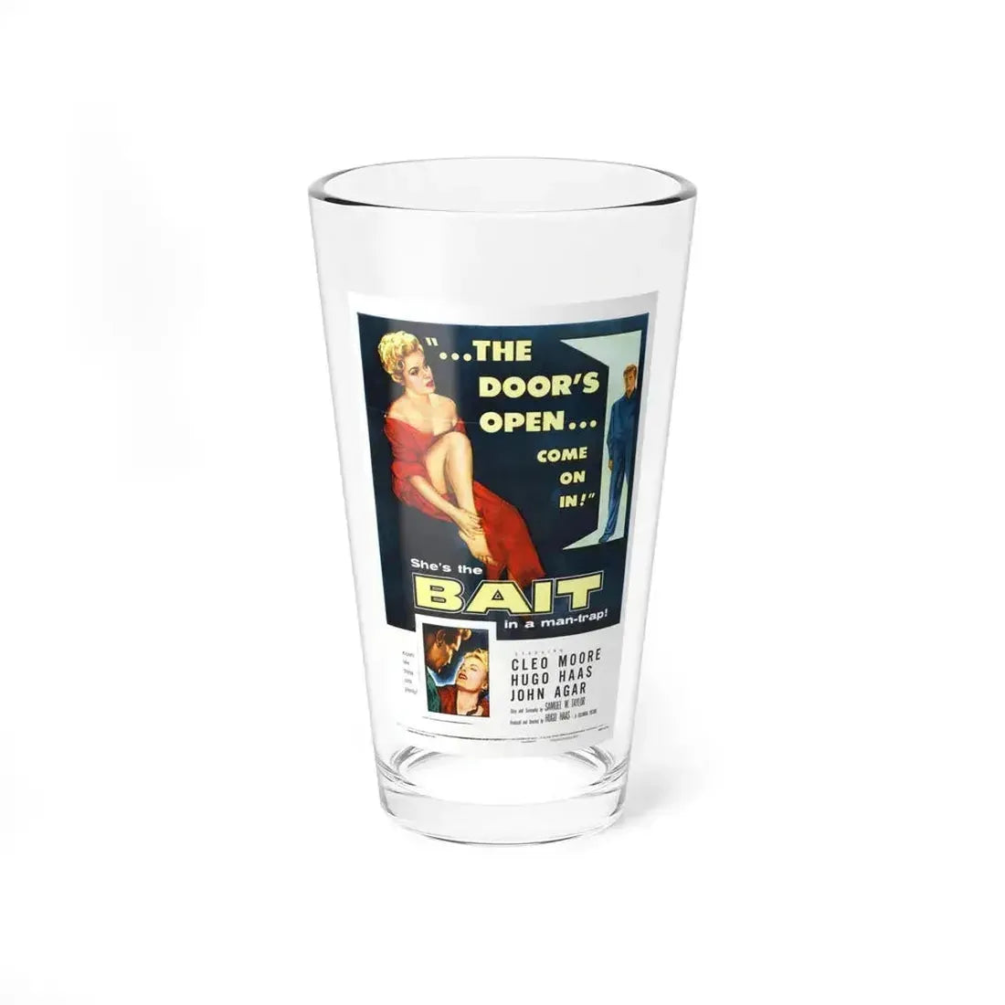 BAIT 1954 Movie Poster - Pint Glass 16oz 16oz - Go Mug Yourself