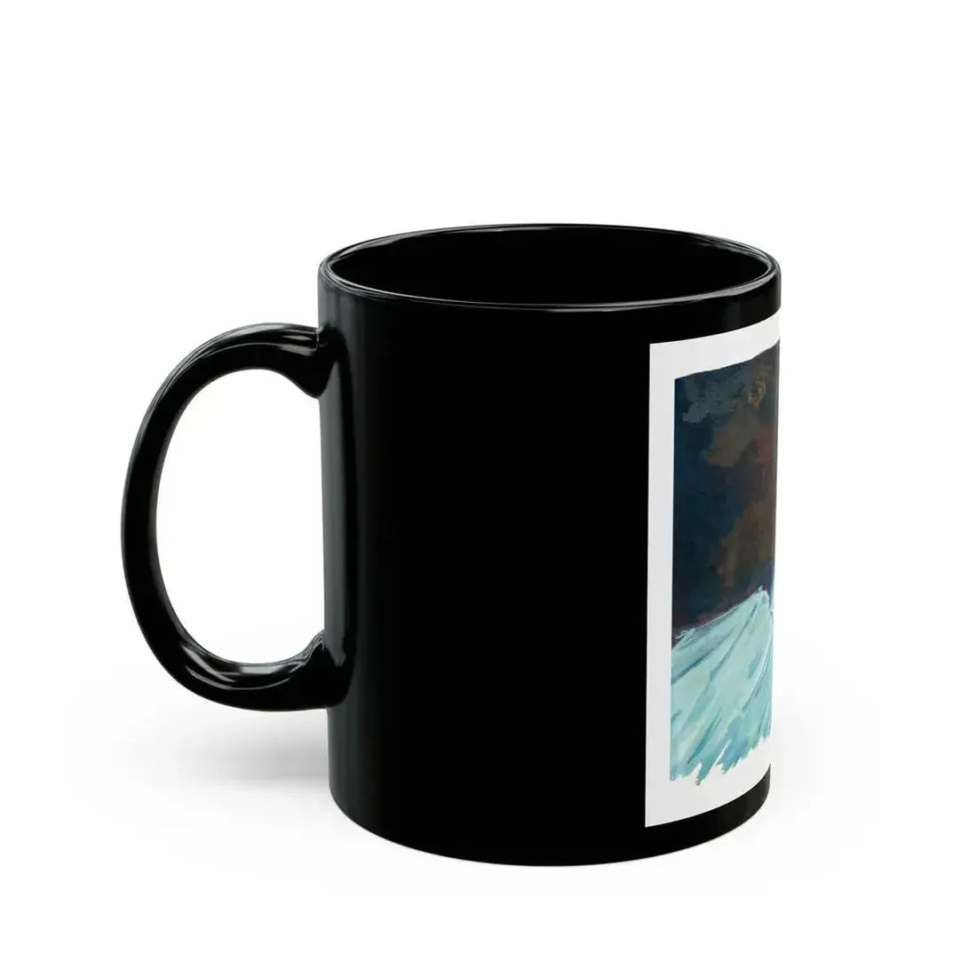 Bait by Nell Lamburn, Woman's Journal illustration - Black Coffee Mug - Go Mug Yourself