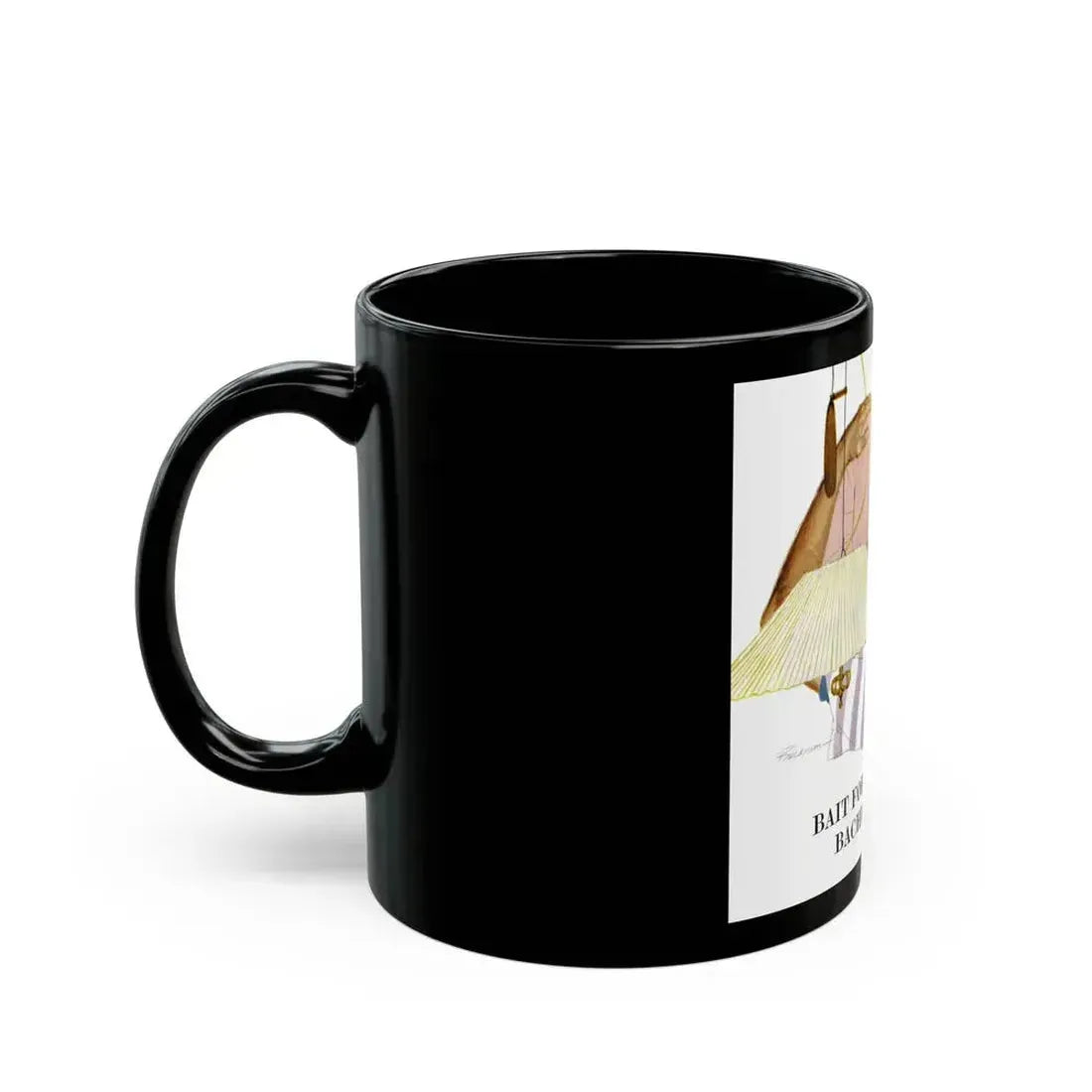 Bait for a Bachelor, 1956 - Black Coffee Mug - Go Mug Yourself