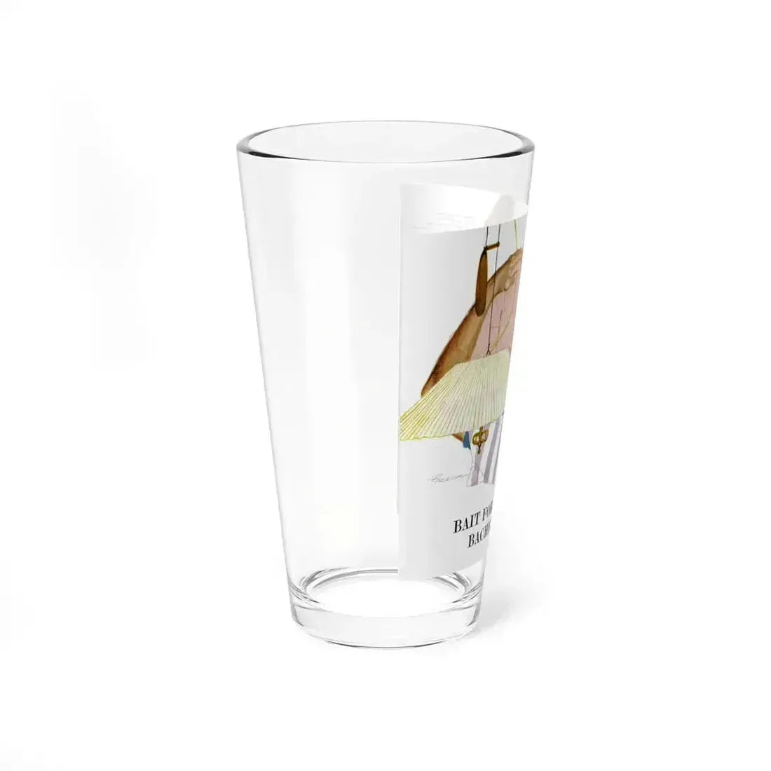 Bait for a Bachelor, 1956 (Magazine Illustration) Pint Glass 16oz - Go Mug Yourself