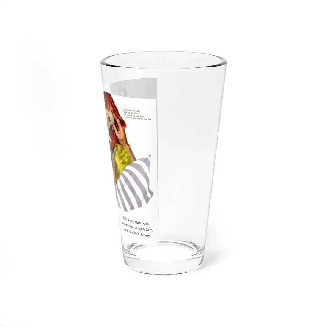 Bait for a Bachelor, 1956 (Magazine Illustration) Pint Glass 16oz - Go Mug Yourself