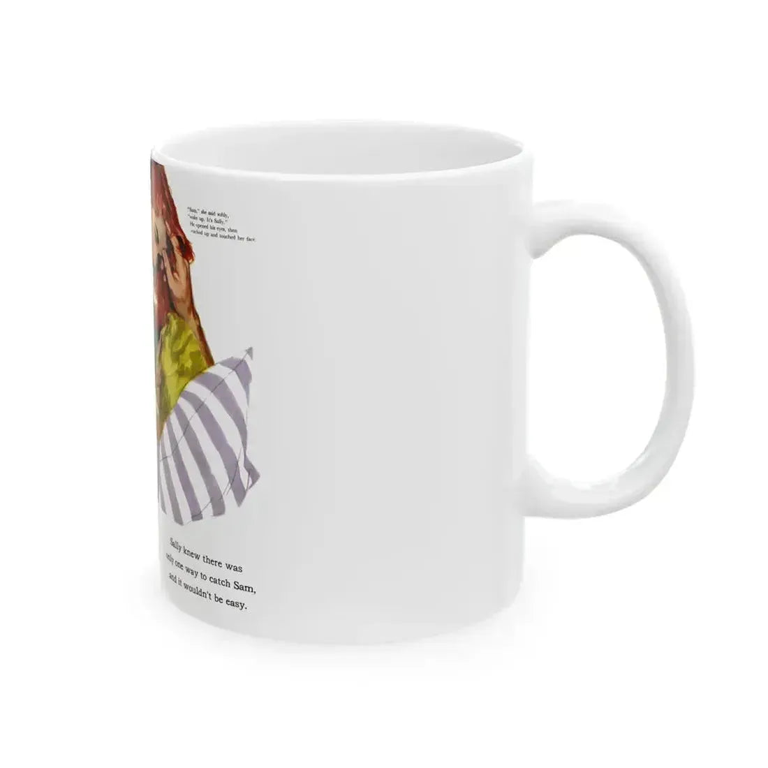 Bait for a Bachelor, 1956 - White Coffee Mug - Go Mug Yourself