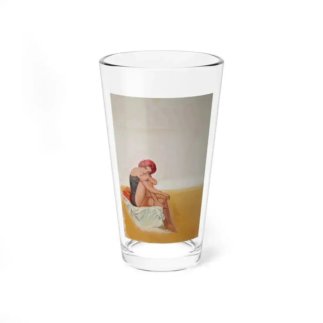 Bait, paperback cover (Beacon B525, 1962) - Pint Glass 16oz 16oz - Go Mug Yourself