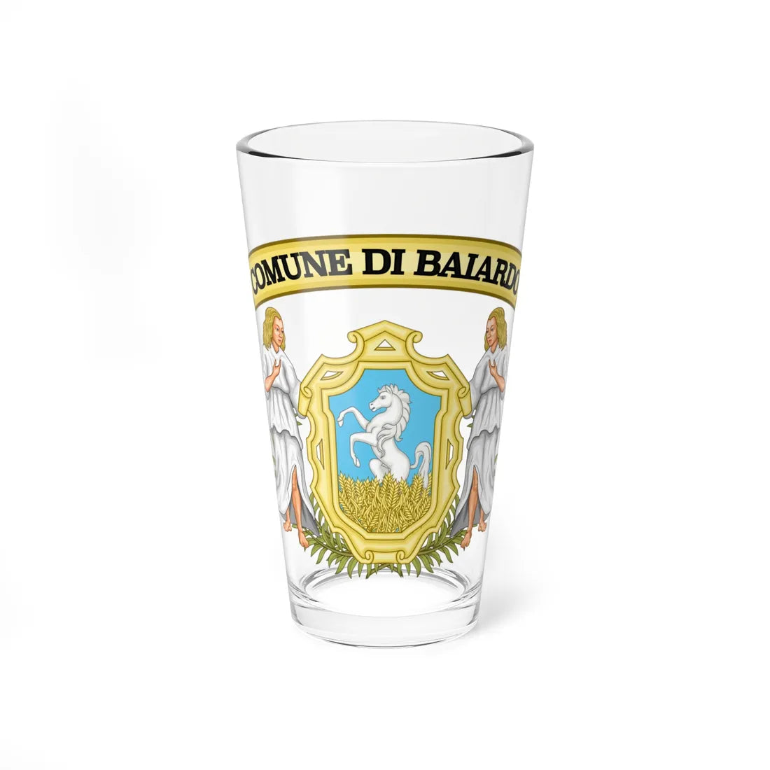 Bajardo-Stemma (Italy) (Coat of Arms) Pint Glass 16oz 16oz - Go Mug Yourself