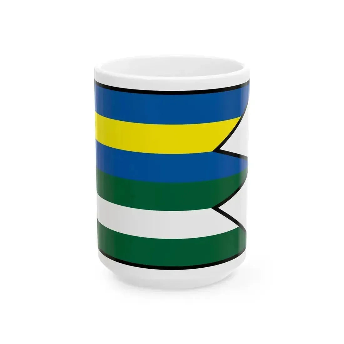 Bajerov Presov Flag (Slovakia) White Coffee Mug 15oz - Go Mug Yourself