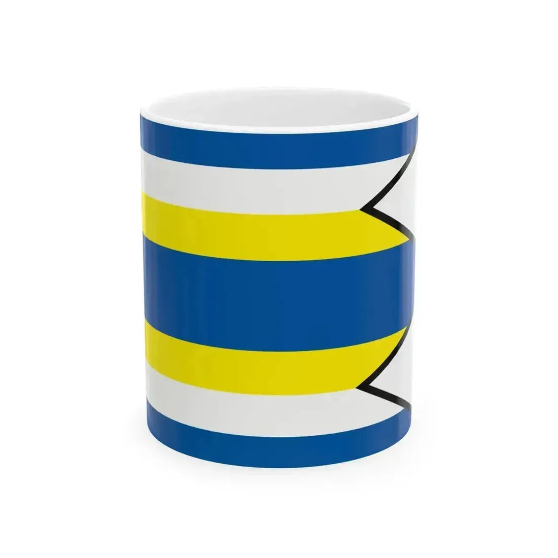 Bajerovce Sabinov Flag (Slovakia) White Coffee Mug 11oz - Go Mug Yourself
