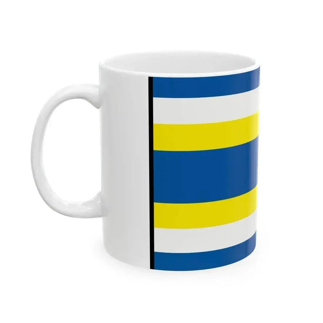 Bajerovce Sabinov Flag (Slovakia) White Coffee Mug - Go Mug Yourself