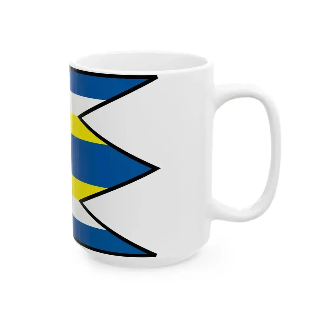 Bajerovce Sabinov Flag (Slovakia) White Coffee Mug - Go Mug Yourself