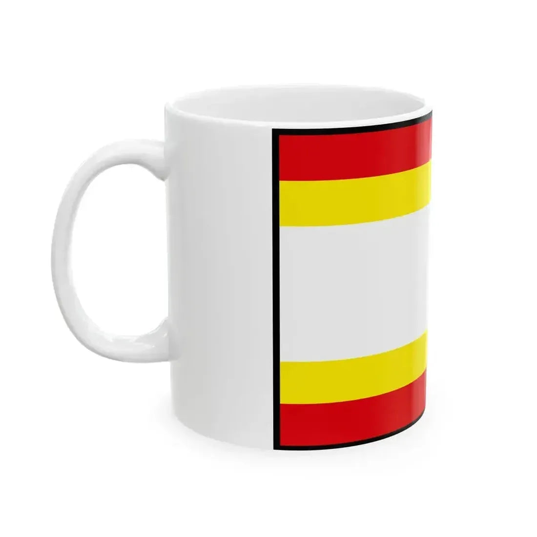 Bajka Levice Flag (Slovakia) White Coffee Mug - Go Mug Yourself