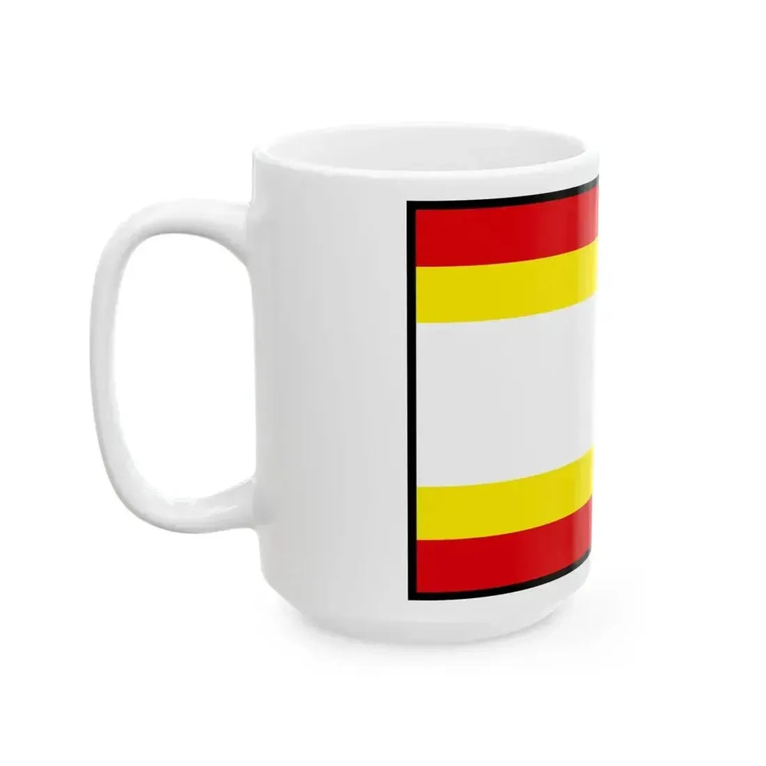 Bajka Levice Flag (Slovakia) White Coffee Mug - Go Mug Yourself