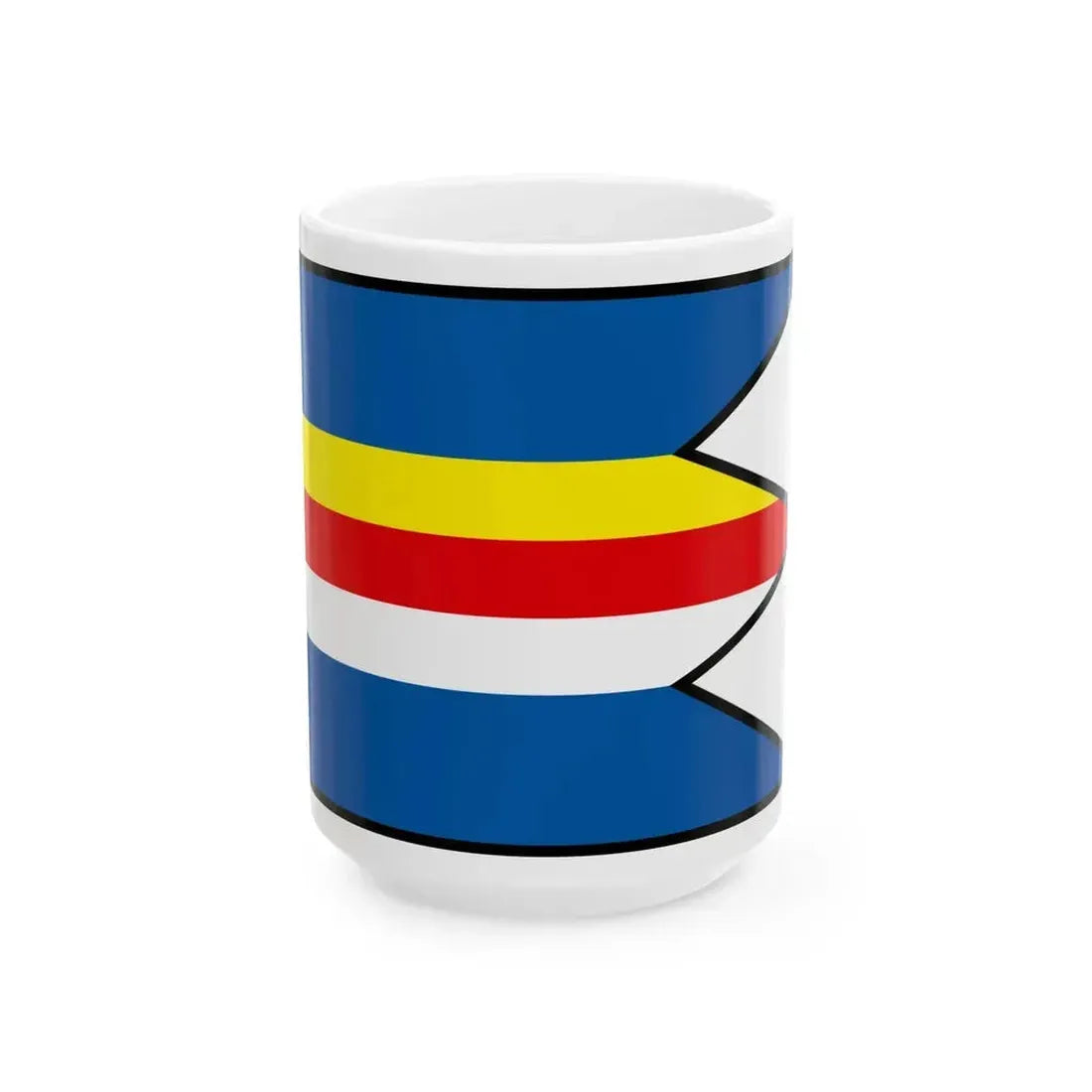 Bajtava Nove Zamky Flag (Slovakia) White Coffee Mug 15oz - Go Mug Yourself